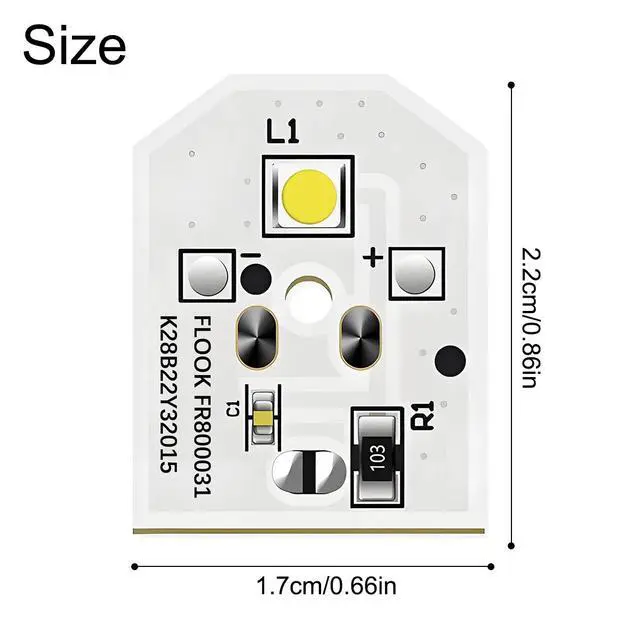 Alt view image 4 of 7 - 5PCS Refrigerator Light Bulb WR55X11132R WR55X25754 For GE LED Light Replace