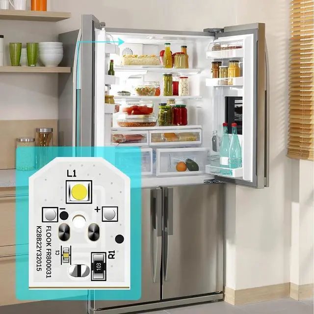 Alt view image 7 of 7 - 5PCS Refrigerator Light Bulb WR55X11132R WR55X25754 For GE LED Light Replace