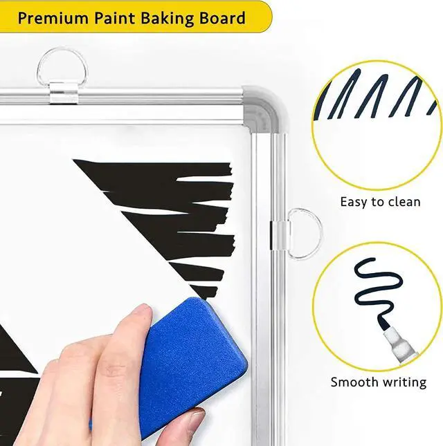 Alt view image 3 of 7 - 3-in-1 Combination Magnetic Calendar Whiteboard & Corkboard Combo with 5 Markers