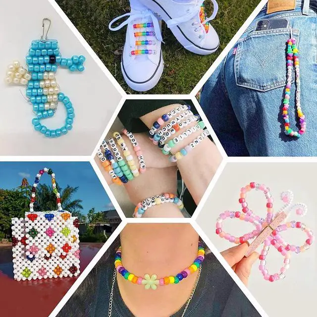 Alt view image 4 of 7 - 3000 Pcs Art and Craft Supplies for Kids, Toddler DIY Craft Art Supply Set Inclu