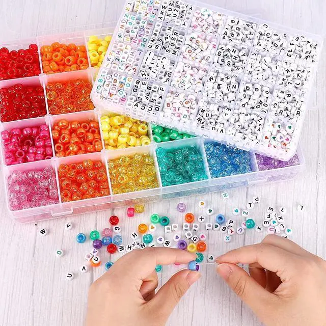 Alt view image 3 of 7 - 3000 Pcs Art and Craft Supplies for Kids, Toddler DIY Craft Art Supply Set Inclu