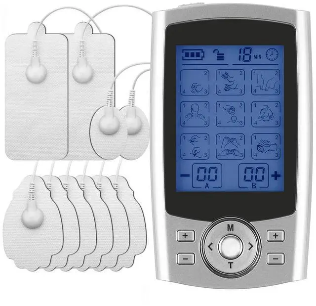 Alt view image 6 of 7 - Tens Unit Muscle Stimulator Machine Pulse Massager Therapy Pain Relief 36 Modes~