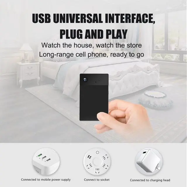 Alt view image 2 of 7 - Mini Camera Home Security Cam HD 1080P DVR Night Vision Audio Video Recorder