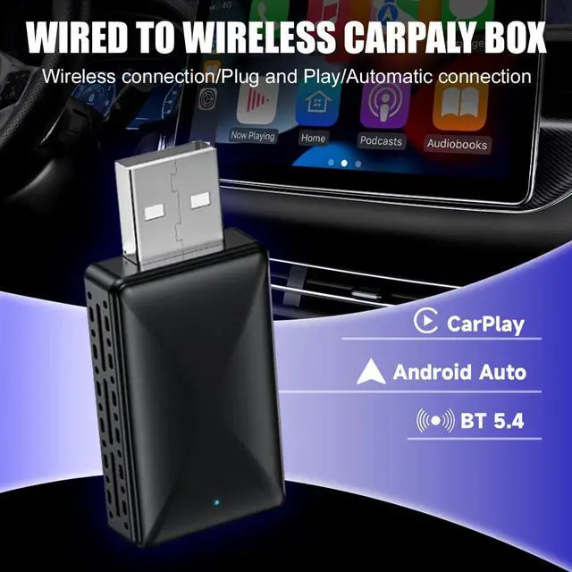 Alt view image 2 of 7 - USB Wireless CarPlay Adapter For iPhone Wireless Dongle Plug & Play