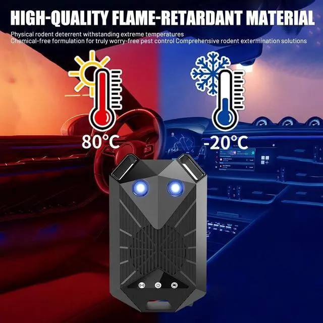 Alt view image 6 of 7 - CAR ULTRASONIC MOUSE REPELLER VEHICLE RODENT PEST ANIMAL DETERRENT REPELLENT NEW
