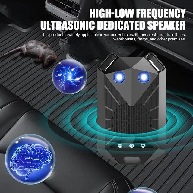 Alt view image 3 of 7 - CAR ULTRASONIC MOUSE REPELLER VEHICLE RODENT PEST ANIMAL DETERRENT REPELLENT NEW