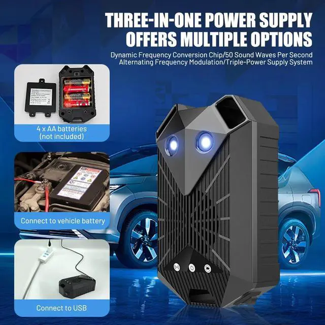 Alt view image 2 of 7 - CAR ULTRASONIC MOUSE REPELLER VEHICLE RODENT PEST ANIMAL DETERRENT REPELLENT NEW