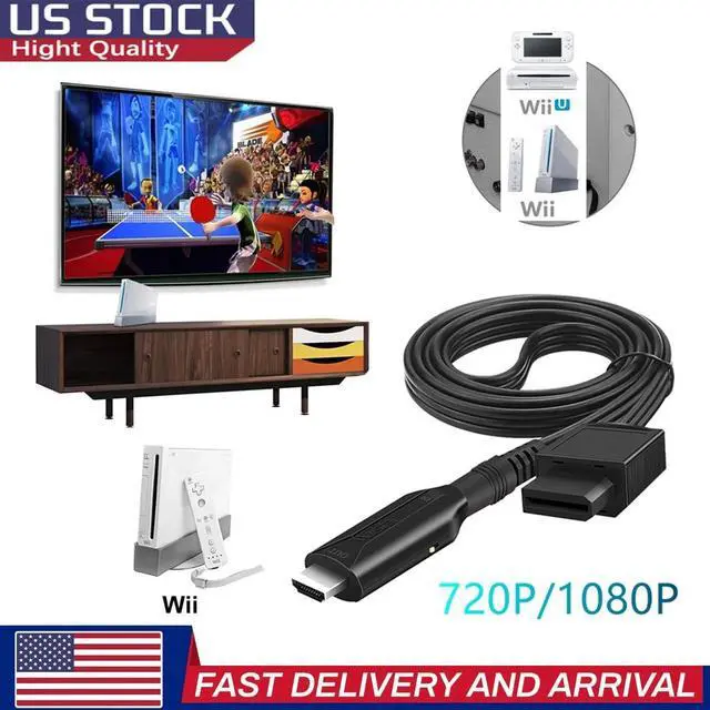 Main image of Wii to HDMI Adapter Converter Cable Full HD 1080P Plug &Play for Television PC