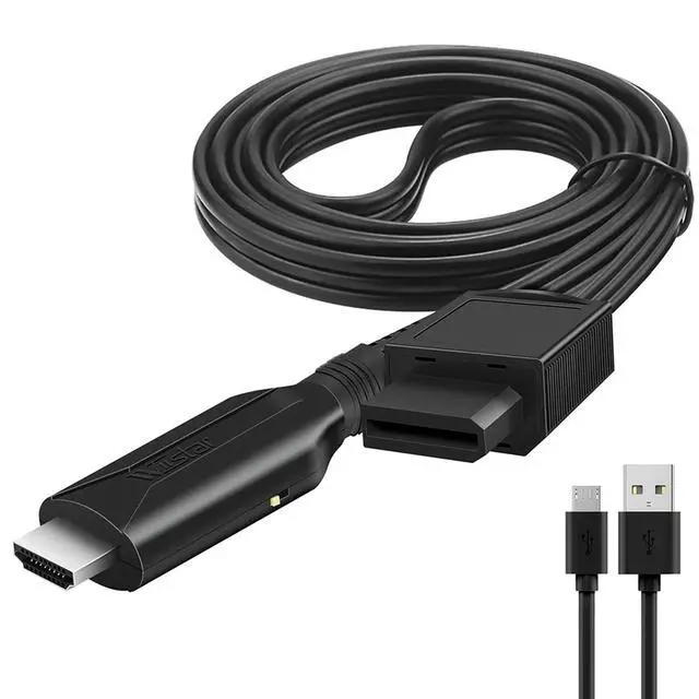 Alt view image 7 of 7 - Wii to HDMI Adapter Converter Cable Full HD 1080P Plug &Play for Television PC