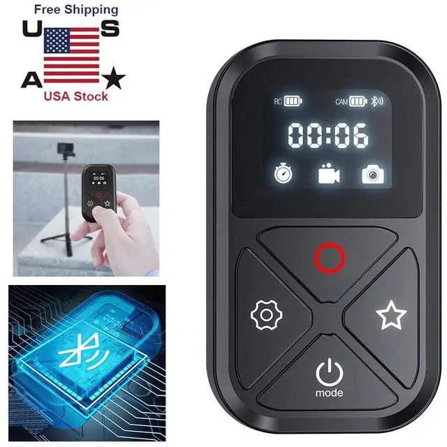 Main image of 80M Wifi Bluetooth Remote Control Shortcut Key For GoPro Hero 10/9/8 Go Pro Max