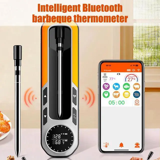 Main image of Wifi Smart Wireless Meat Thermometer Digital Thermomter for Cooking BBQ -USA