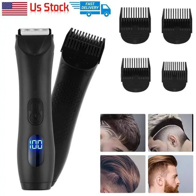 Main image of Manscaping Pubic Hair Trimmer Waterproof Groin Electric Mens Ball Body Shaver