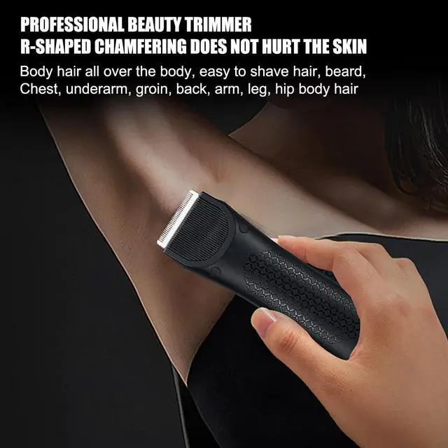 Alt view image 4 of 7 - Manscaping Pubic Hair Trimmer Waterproof Groin Electric Mens Ball Body Shaver