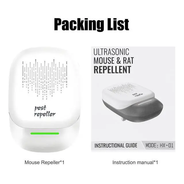 Alt view image 7 of 7 - Ultrasonic Pest Reject Home Control Electronic Repellent Rat Mice Repeller -NEW