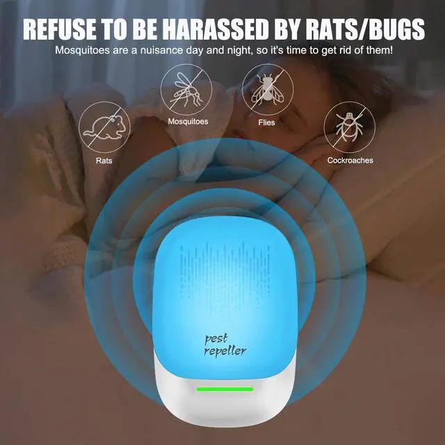 Alt view image 5 of 7 - Ultrasonic Pest Reject Home Control Electronic Repellent Rat Mice Repeller -NEW