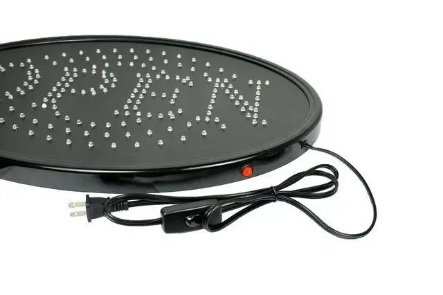 Alt view image 5 of 7 - Large 23" x 14" Bright LED Neon OPEN Business SIGN with Motion Animation - Oval