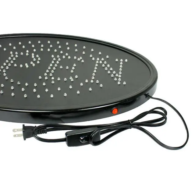 Alt view image 7 of 7 - Large 23" x 14" Bright LED Neon OPEN Business SIGN with Motion Animation - Oval