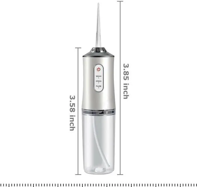 Alt view image 6 of 7 - Cordless Water Flosser Dental Oral Irrigator Travel Teeth Cleaner Floss Pick