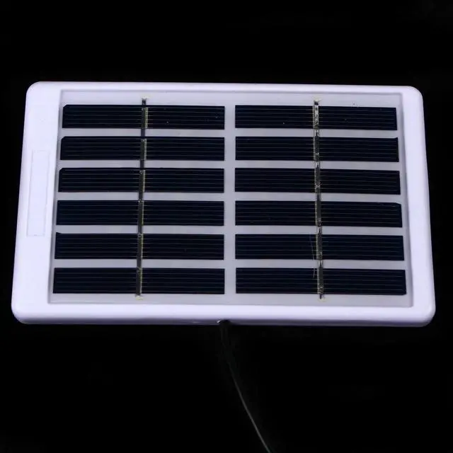 Alt view image 7 of 7 - 18" Portable Solar Power Fan with LED Light - Rechargeable & Adjustable