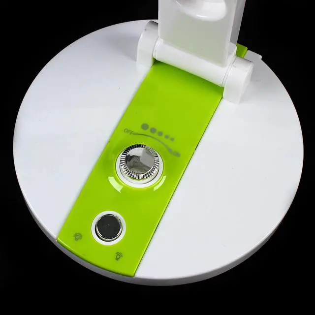 Alt view image 5 of 7 - 18" Portable Solar Power Fan with LED Light - Rechargeable & Adjustable