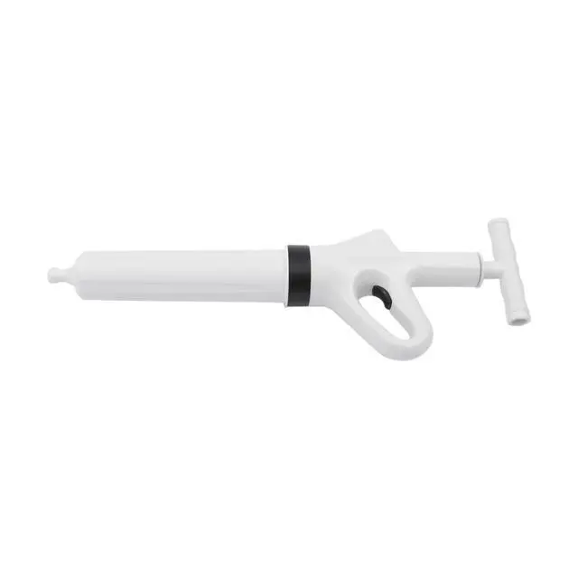 Alt view image 4 of 7 - High Pressure Toilet Plunger Air Drain Blaster Sink Dredge Pipe Clog Plumbing