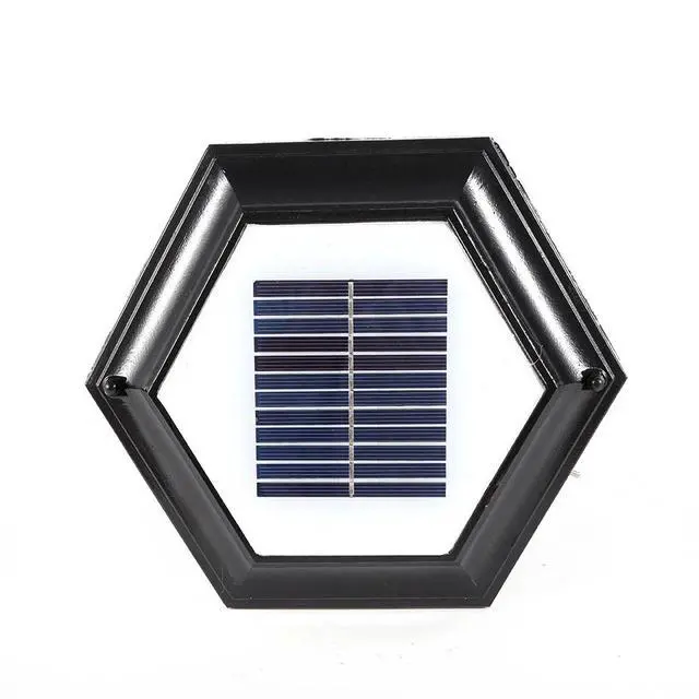 Alt view image 6 of 7 - Waterproof Outdoor Yard Light LED Solar Power Lantern Landscape Pillar Post Lamp