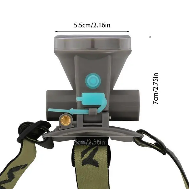 Alt view image 2 of 7 - Underwater Headlight Rechargeable LED Diving Headlamp Head-mounted Diving Light