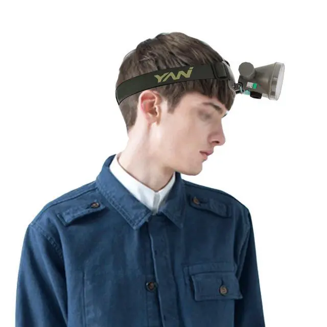 Alt view image 6 of 7 - Underwater Headlight Rechargeable LED Diving Headlamp Head-mounted Diving Light
