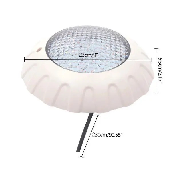 Alt view image 6 of 7 - IP68 Waterproof 38W 12v LED Pool Lights Underwater RGB Swimming light Lamp Spa