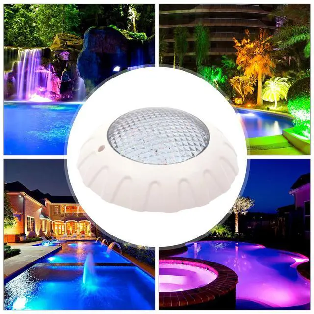 Alt view image 3 of 7 - IP68 Waterproof 38W 12v LED Pool Lights Underwater RGB Swimming light Lamp Spa