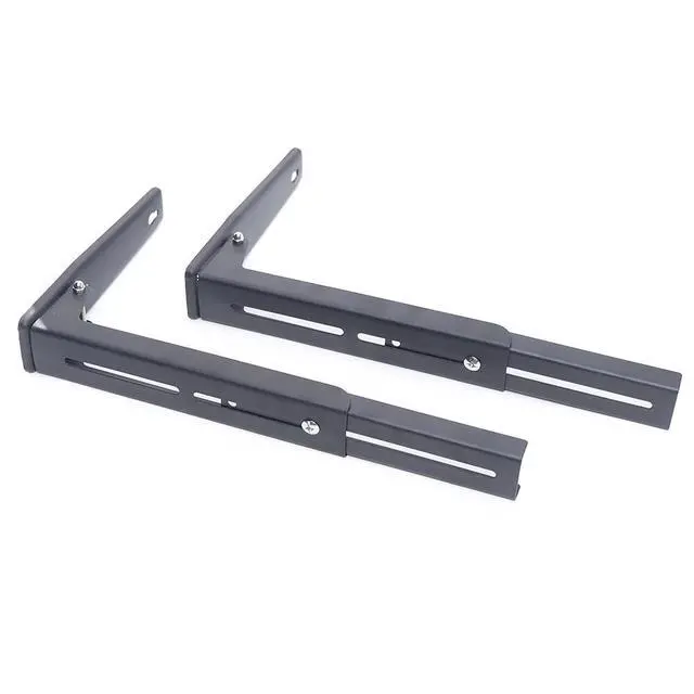 Alt view image 5 of 7 - Heavy Duty Microwave Bracket Wall Mounted Rack Stainless Steel Shelf Adjustable