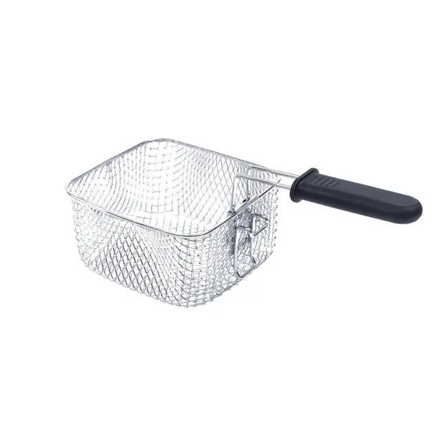 Alt view image 4 of 7 - Electric Deep Fryer With Basket Small Fryer Stainless Steel Fish Fryer 1KW 2.5L