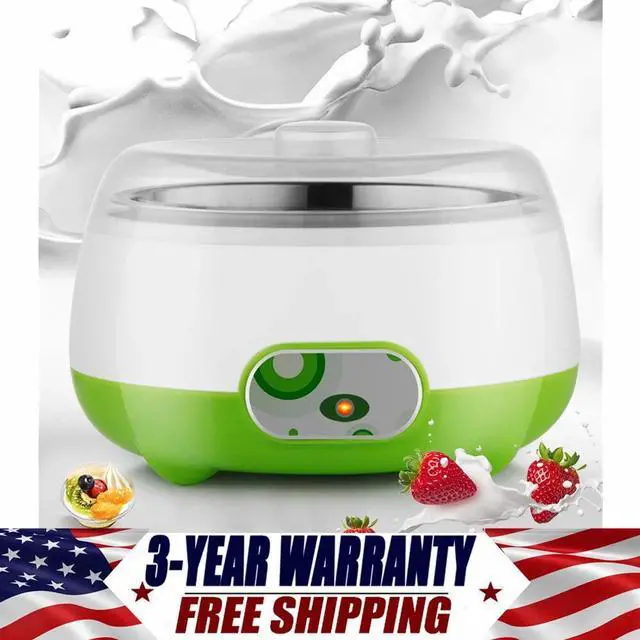 Alt view image 2 of 7 - 1L Yogurt Maker Machine Auto Constant Temperature w/Stainless Steel Inner Pot