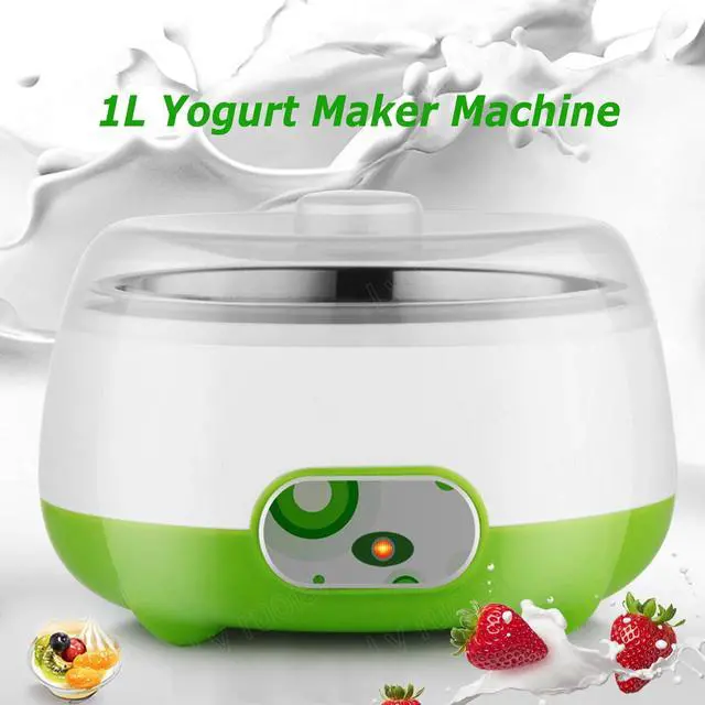 Main image of 1L Yogurt Maker Machine Auto Constant Temperature w/Stainless Steel Inner Pot