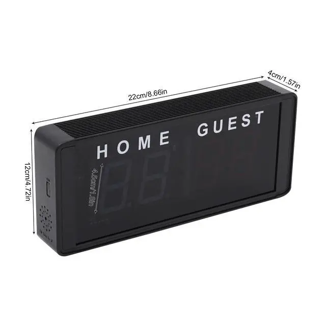 Alt view image 7 of 7 - Modern Portable Tabletop Electronic Digital Scoreboards, Led Scoreboard Black