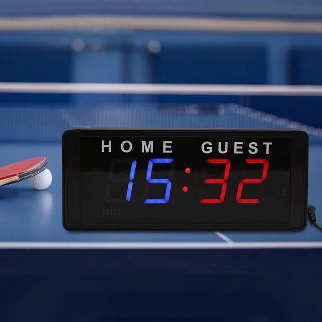Alt view image 4 of 7 - Modern Portable Tabletop Electronic Digital Scoreboards, Led Scoreboard Black
