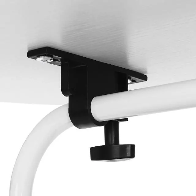 Alt view image 6 of 7 - Rolling Lectern Podium Presentation Stand Church Pulpit w/ Storage Compartment