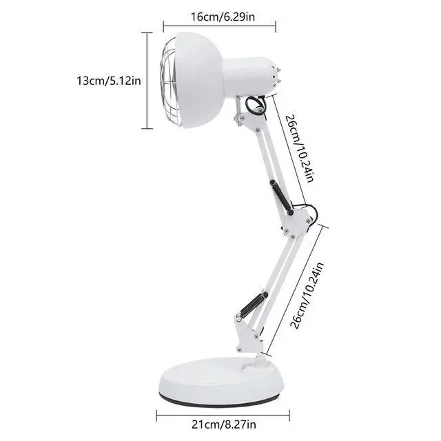 Alt view image 7 of 7 - Infrared Lamp, Near Infrared Red Light Therapy Heat Lamp with Stand for Relieve