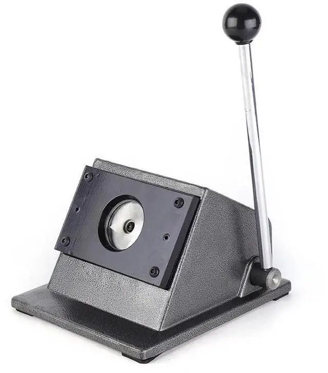 Alt view image 6 of 7 - 37mm Round Manual Graphic Punch Die Cutter Card Badge/Button Cutting Maker Tool