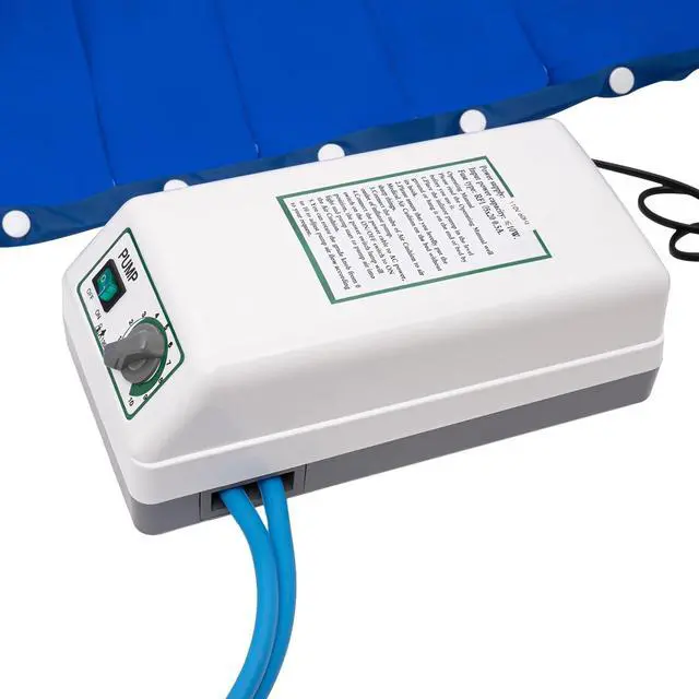 Alt view image 7 of 7 - Alternating Pressure Pad Air Mattress for Hospital Bed Mattress Topper & Pump