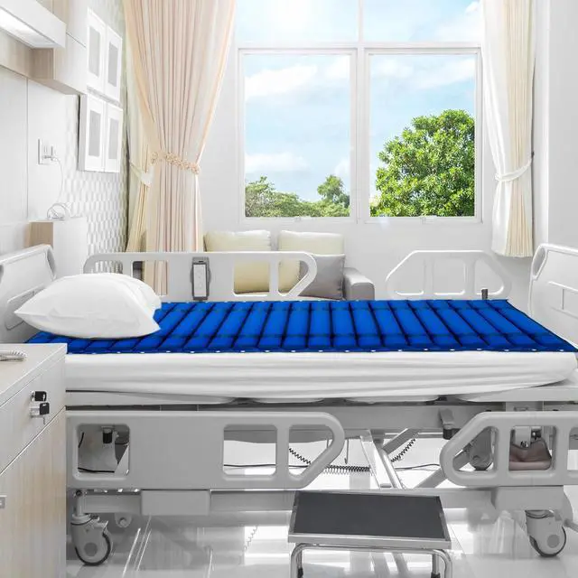 Alt view image 3 of 7 - Alternating Pressure Pad Air Mattress for Hospital Bed Mattress Topper & Pump