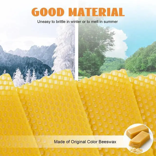 Alt view image 6 of 7 - Bee Hive Foundation Honey Hive Equipment Deep House Nest Honeycomb Wax Frame