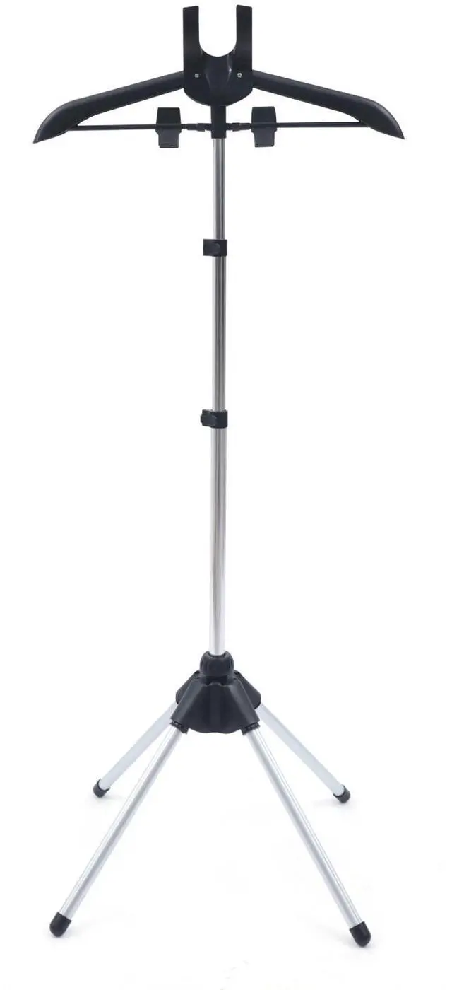 Alt view image 5 of 7 - Garment Hanger Drying Rack/Handheld Clothes Steamer Holder Fabric Steam