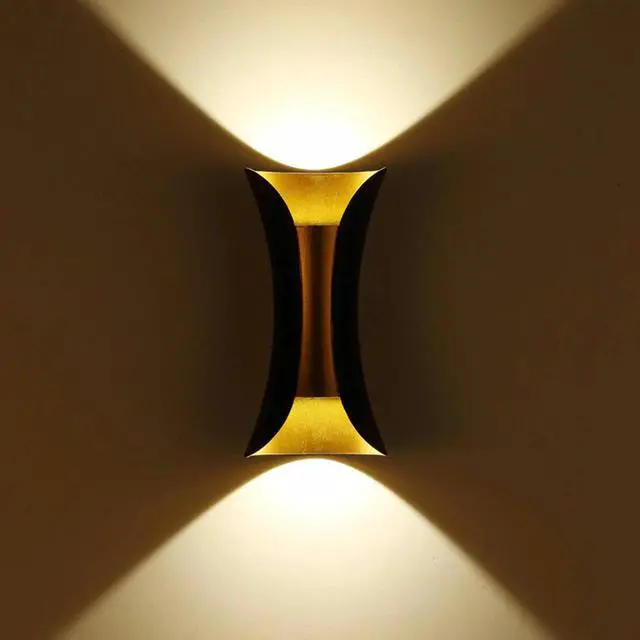 Alt view image 7 of 7 - Modern LED Up Down Wall Light Sconce Lamp Fixture Outdoor Indoor Waterproof 12W