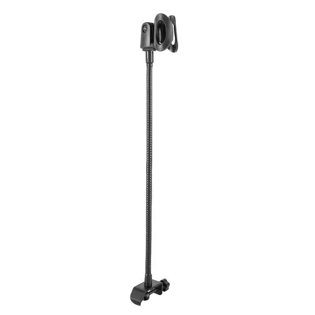 Alt view image 6 of 7 - Adjustable Gooseneck Microphone Stand with Desk Clamp Fit for Radio Broadcasting