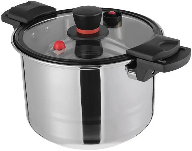 Alt view image 5 of 7 - Pressure Pot, Pressure Cooker, 201 Stainless Steel Pressure Pot US NEW