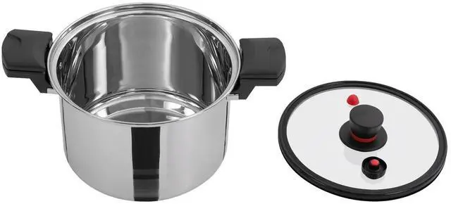 Alt view image 6 of 7 - Pressure Pot, Pressure Cooker, 201 Stainless Steel Pressure Pot US NEW