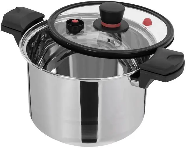 Alt view image 3 of 7 - Pressure Pot, Pressure Cooker, 201 Stainless Steel Pressure Pot US NEW