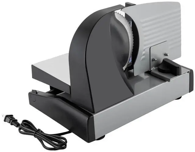 Alt view image 2 of 7 - Food-grade Stainless Steel 200w Meat Slicer Bread Slicing Machine Fruit Cutter