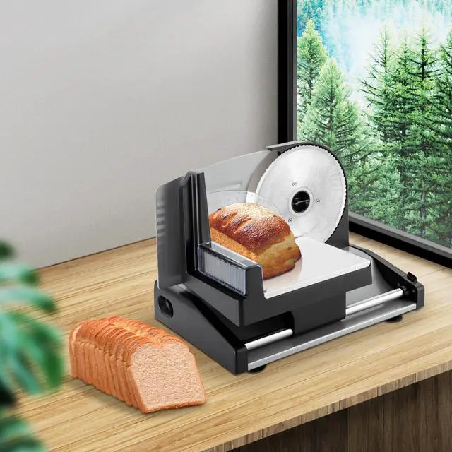 Main image of Food-grade Stainless Steel 200w Meat Slicer Bread Slicing Machine Fruit Cutter